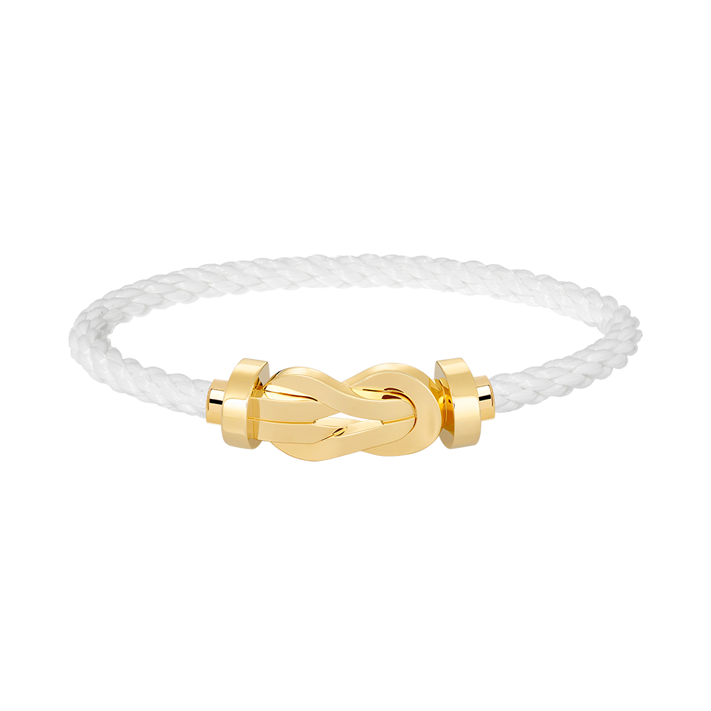 [Lucas Jewelry]CHANCE LARGE 8 FIGURE BUCKLE NO DIAMOND BRACELET GOLD