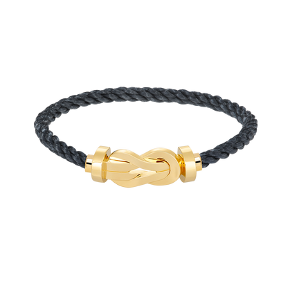 [Lucas Jewelry]CHANCE LARGE 8 FIGURE BUCKLE NO DIAMOND BRACELET GOLD