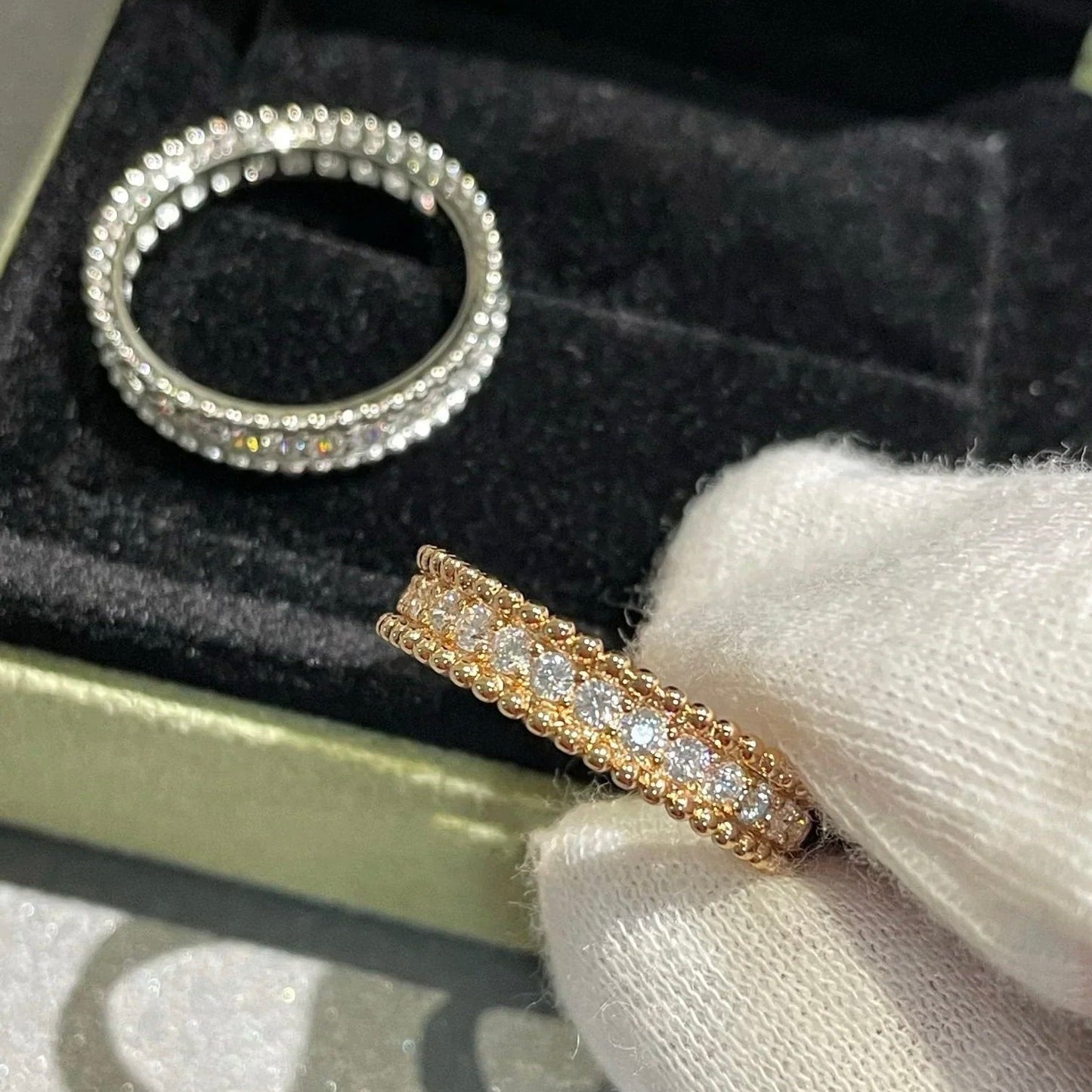 [Lucas Jewelry]PERLEE DIAMOND ROSE GOLD RING