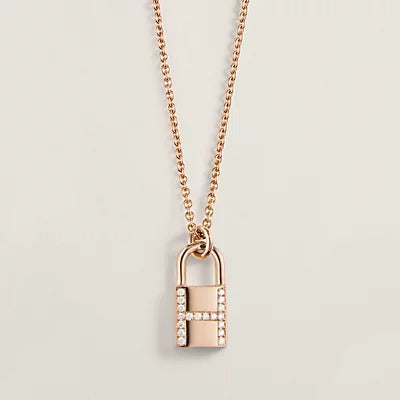 [Lucas Jewelry]HM ADVANCED NICHE LOCK HEAD NECKLACE DIAMONDS