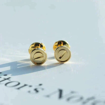 [Lucas Jewelry]LOVE EARRINGS GOLD 10MM