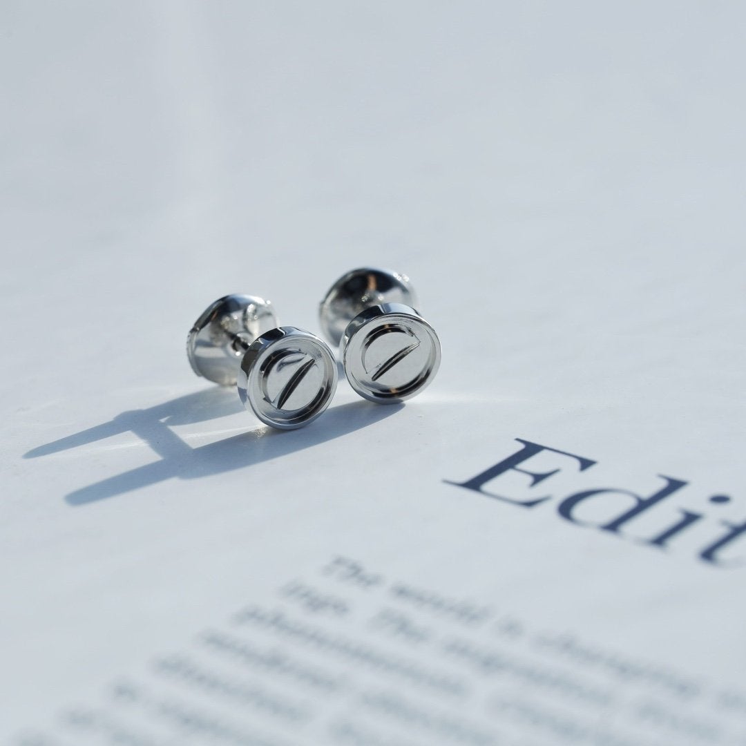 [Lucas Jewelry]LOVE EARRINGS SILVER 10MM