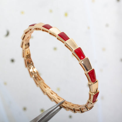 [Lucas Jewelry]SERPENTI BRACELET PINK GOLD RUBELLITE