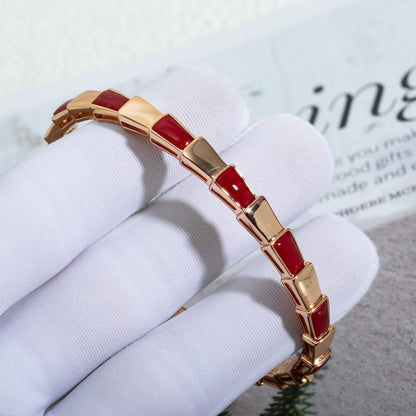 [Lucas Jewelry]SERPENTI BRACELET PINK GOLD RUBELLITE