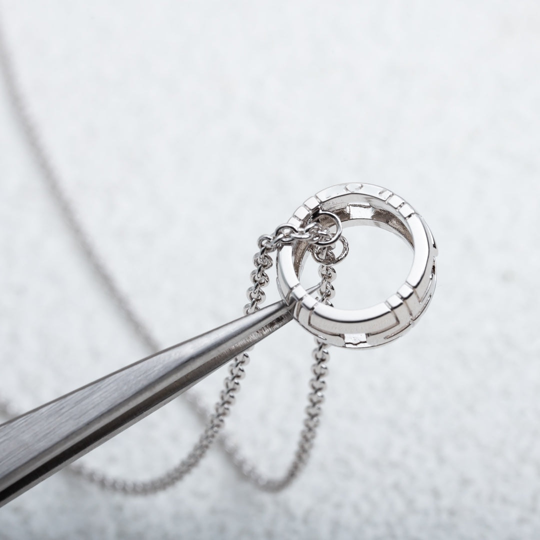 [Lucas Jewelry]PARENTESI NECKLACE SILVER