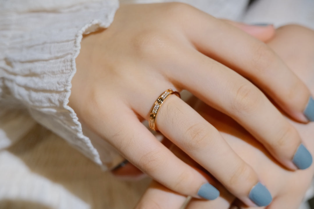 [Lucas Jewelry]LOVE RING 2.65MM DIAMOND