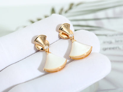 [Lucas Jewelry]DREAM MOP PINK GOLD EARRINGS