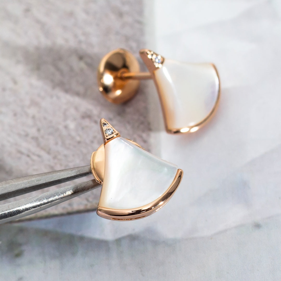 [Lucas Jewelry]DIVAS DREAM EARRINGS PINK GOLD