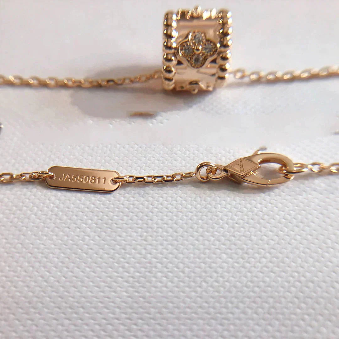 [Lucas Jewelry]PERLEE PEDANT NECKLACE GOLD / ROSE GOLD