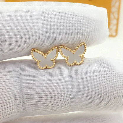 [Lucas Jewelry]SWEET BUTTERFLY MOP EARSTUDS