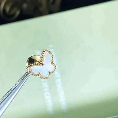 [Lucas Jewelry]SWEET BUTTERFLY MOP EARSTUDS