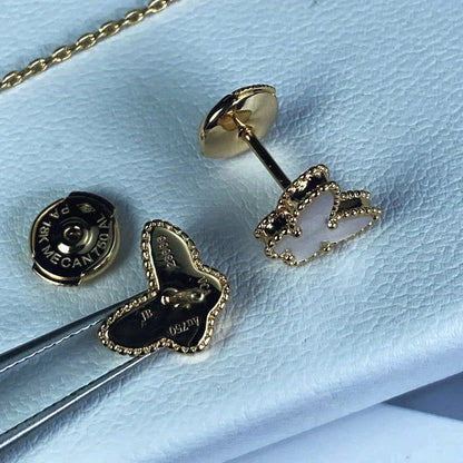 [Lucas Jewelry]SWEET BUTTERFLY MOP EARSTUDS