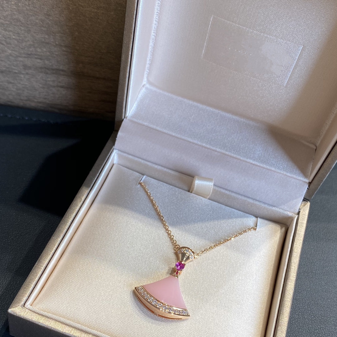 [Lucas Jewelry]DREAM NECKLACE PINK OPAL