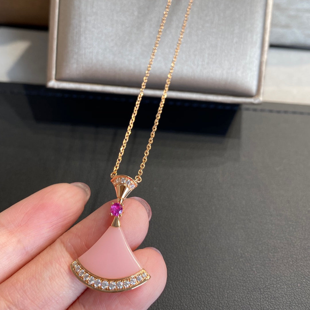 [Lucas Jewelry]DREAM NECKLACE PINK OPAL