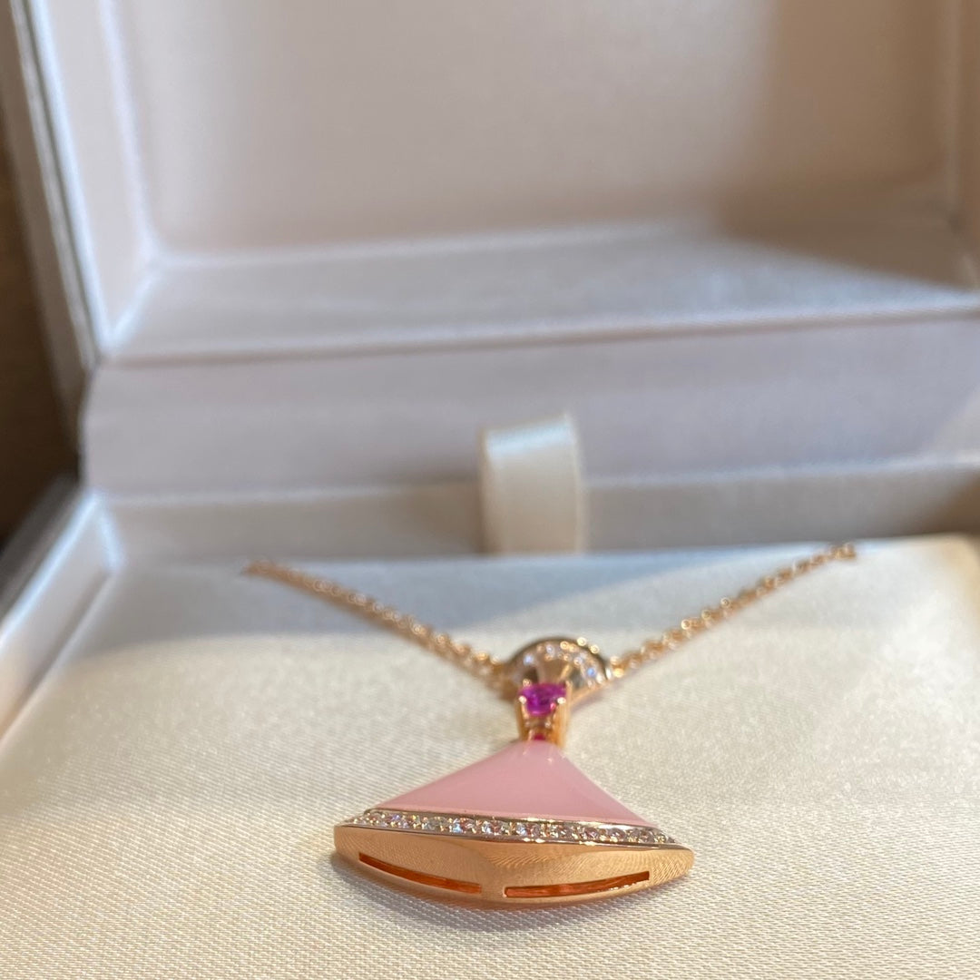 [Lucas Jewelry]DREAM NECKLACE PINK OPAL