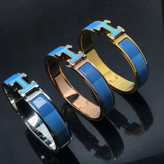 [Lucas Jewelry]H BRACELET BLUE RAINBOW CERAMIC