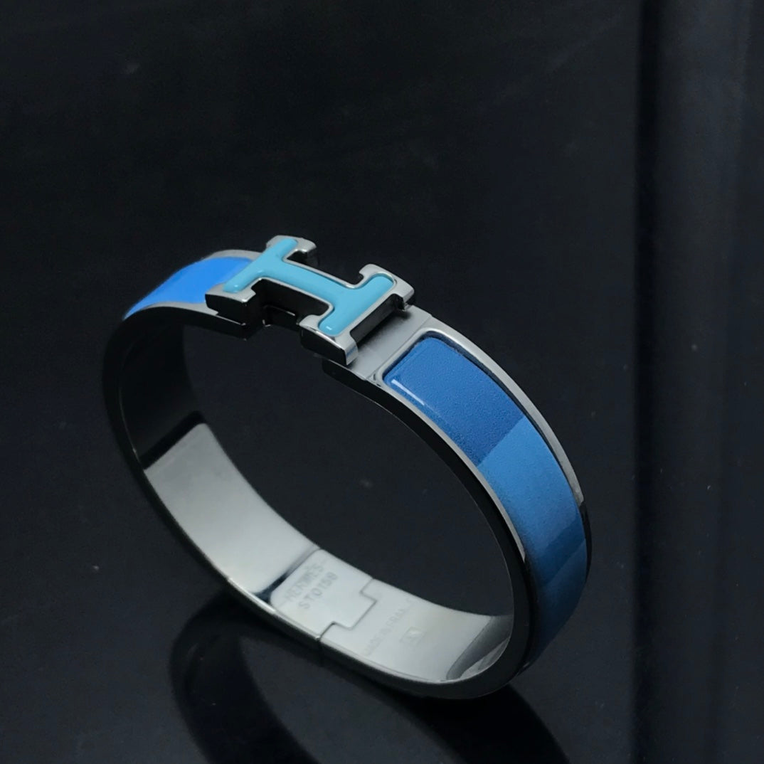 [Lucas Jewelry]H BRACELET BLUE RAINBOW CERAMIC