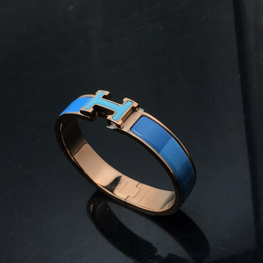 [Lucas Jewelry]H BRACELET BLUE RAINBOW CERAMIC