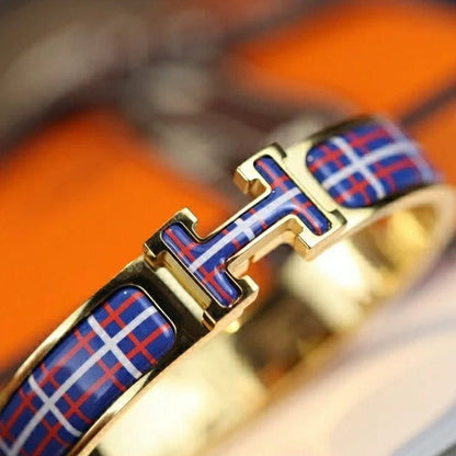 [Lucas Jewelry]H TARTAN BRACELET 12MM