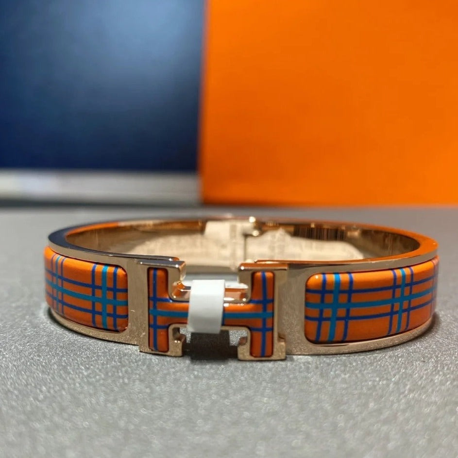 [Lucas Jewelry]H TARTAN BRACELET 12MM