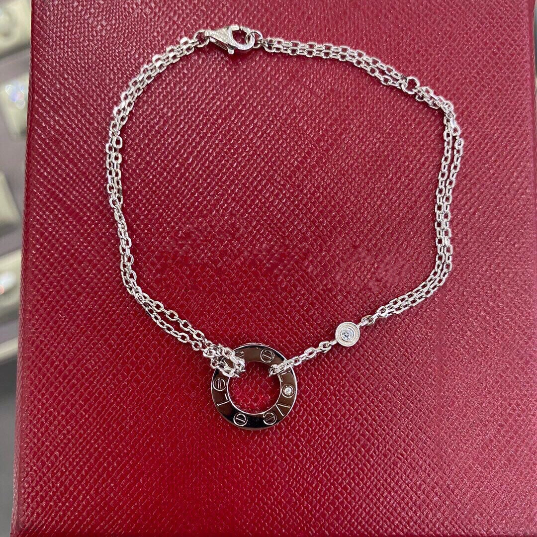 [Lucas Jewelry]LOVE BRACELET 2 DIAMOND