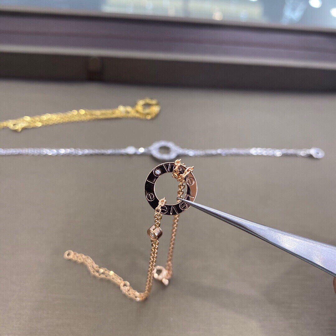 [Lucas Jewelry]LOVE BRACELET 2 DIAMOND