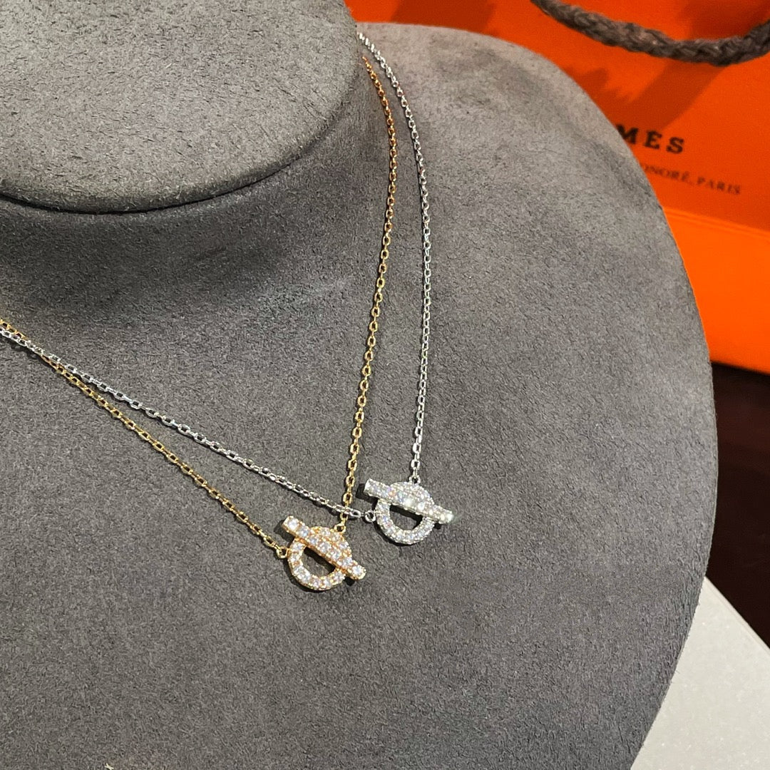 [Lucas Jewelry]ECHAPEE NECKLACE DIAMOND