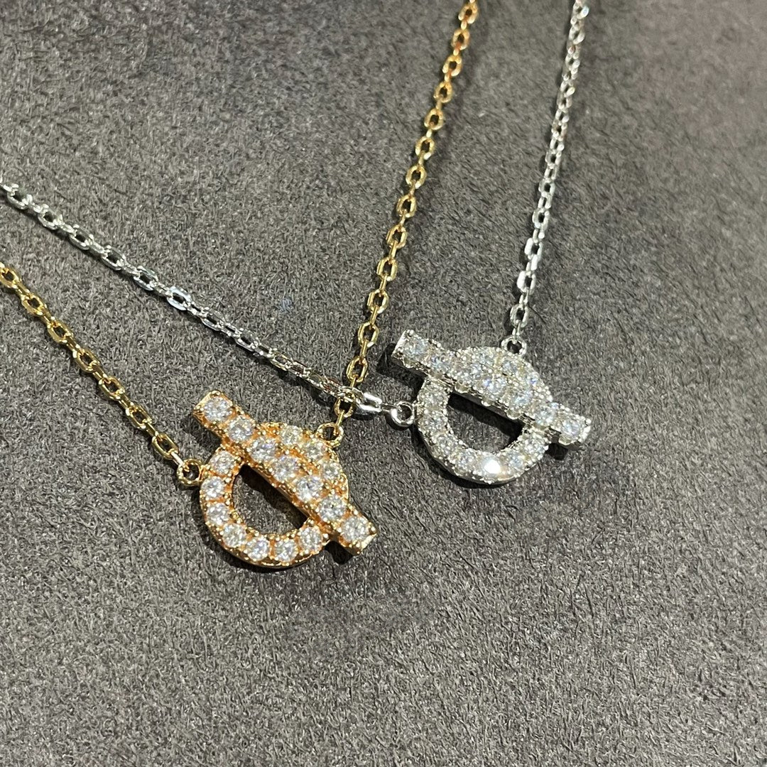 [Lucas Jewelry]ECHAPEE NECKLACE DIAMOND