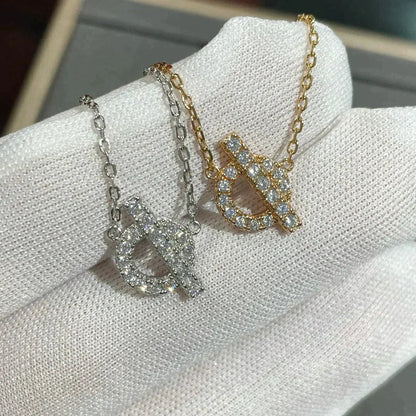 [Lucas Jewelry]ECHAPEE NECKLACE DIAMOND