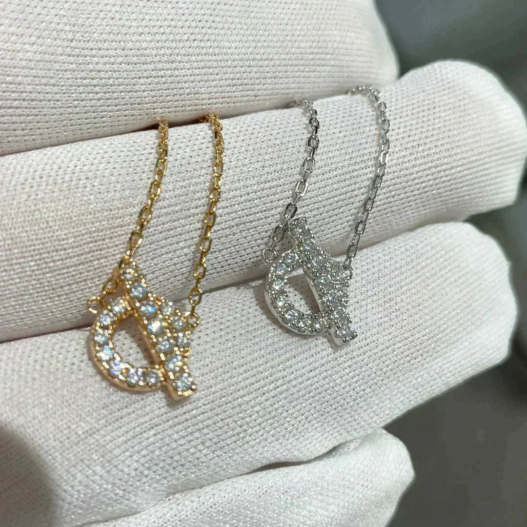 [Lucas Jewelry]ECHAPEE NECKLACE DIAMOND