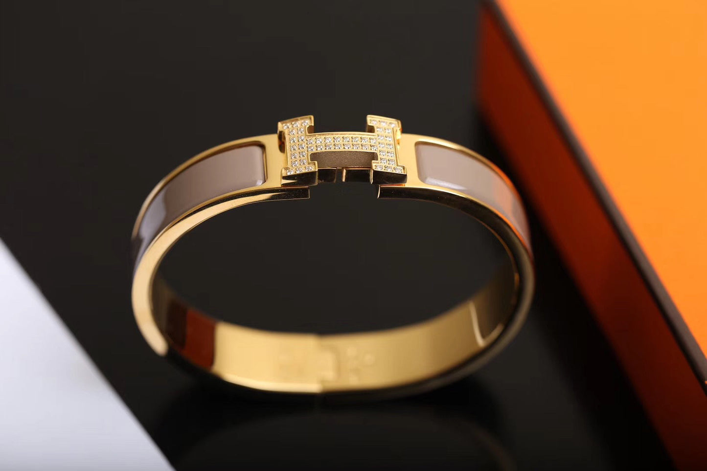 [Lucas Jewelry]H BRACELET GOLD DIAMOND