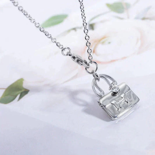 [Lucas Jewelry]AMULETTE PEDANT SILVER NECKLACE