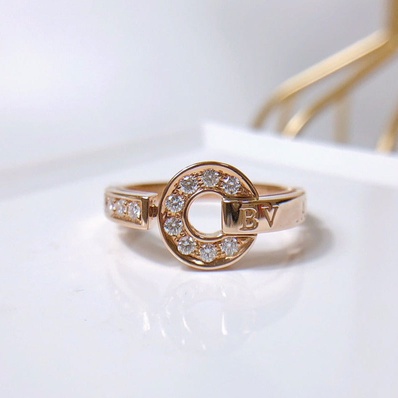 [Lucas Jewelry]DREAM RING DIAMOND PINK GOLD