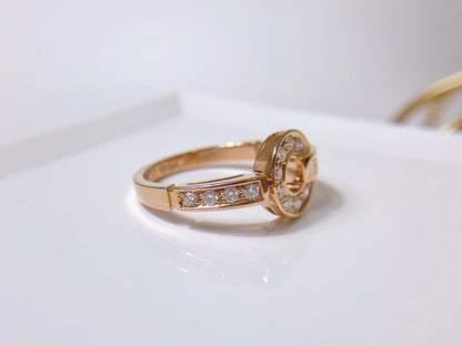 [Lucas Jewelry]DREAM RING DIAMOND PINK GOLD