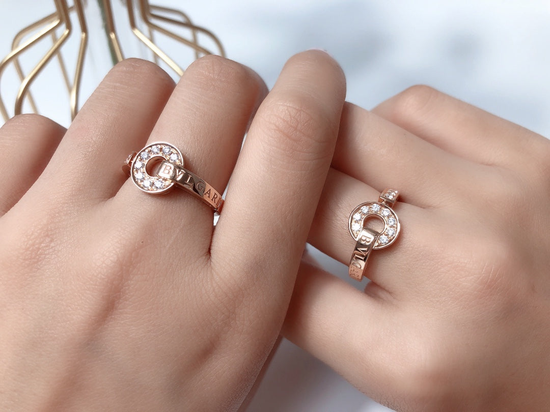 [Lucas Jewelry]DREAM RING DIAMOND PINK GOLD