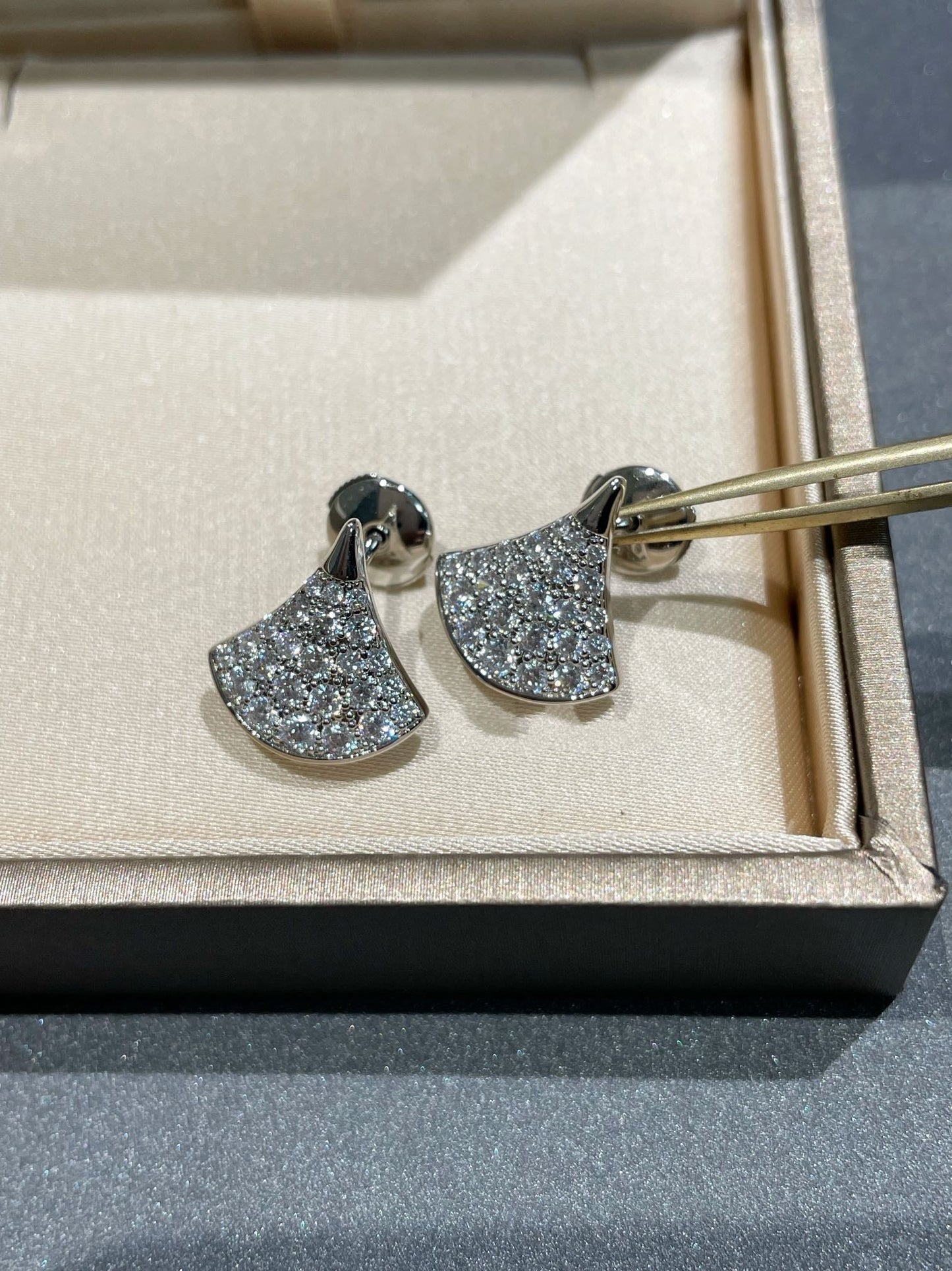 [Lucas Jewelry]DREAM STUD EARRINGS DIAMOND