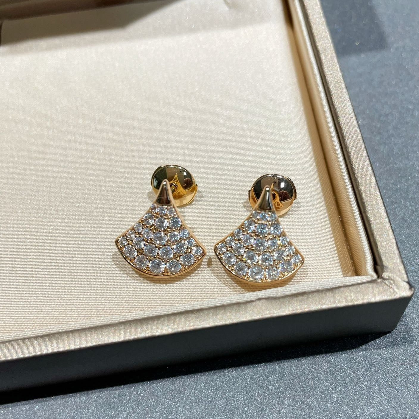 [Lucas Jewelry]DREAM STUD EARRINGS DIAMOND