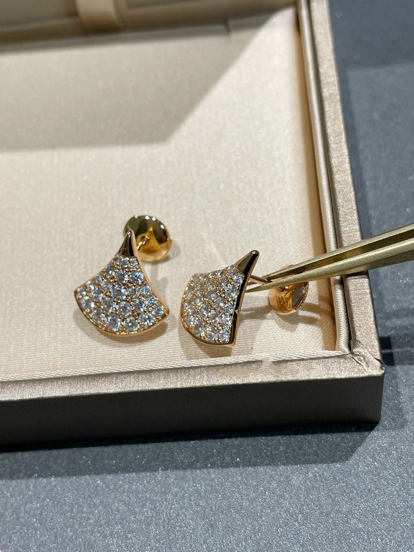 [Lucas Jewelry]DREAM STUD EARRINGS DIAMOND