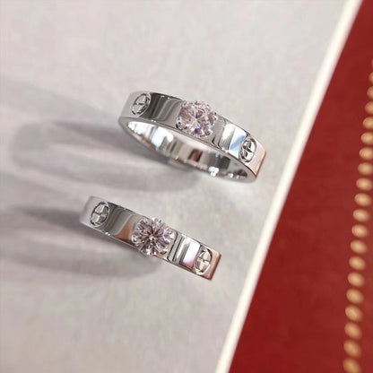 [Lucas Jewelry]LOVE RING 3.6MM 1 BIG DIAMOND