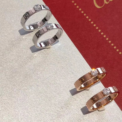 [Lucas Jewelry]LOVE RING 3.6MM 1 BIG DIAMOND