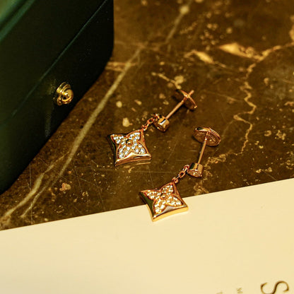 [Lucas Jewelry]STAR DIAMONDS EARRINGS GOLD