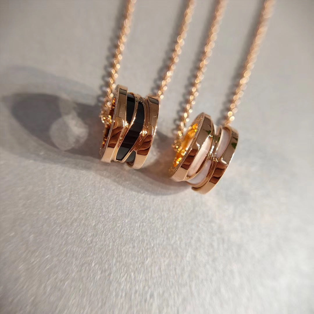 [Lucas Jewelry]ZERO 1 NECKLACE PINK GOLD