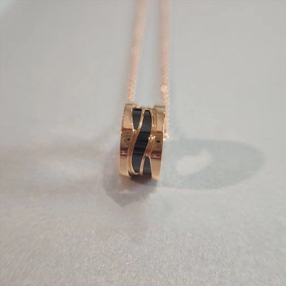 [Lucas Jewelry]ZERO 1 NECKLACE PINK GOLD