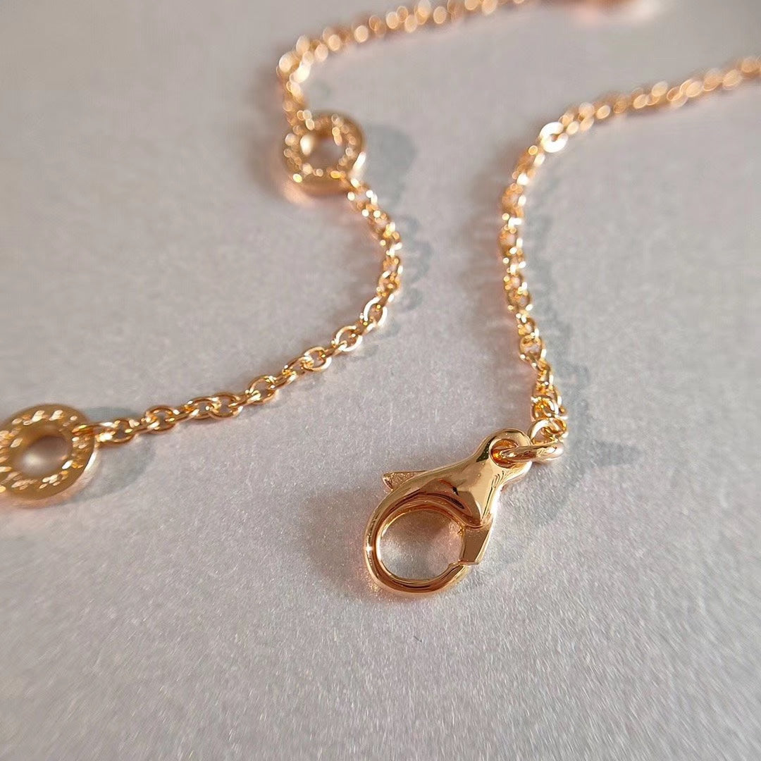 [Lucas Jewelry]ZERO 1 NECKLACE PINK GOLD