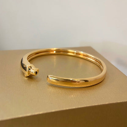 [Lucas Jewelry]PANTHERE GOLD OPEN BRACELET