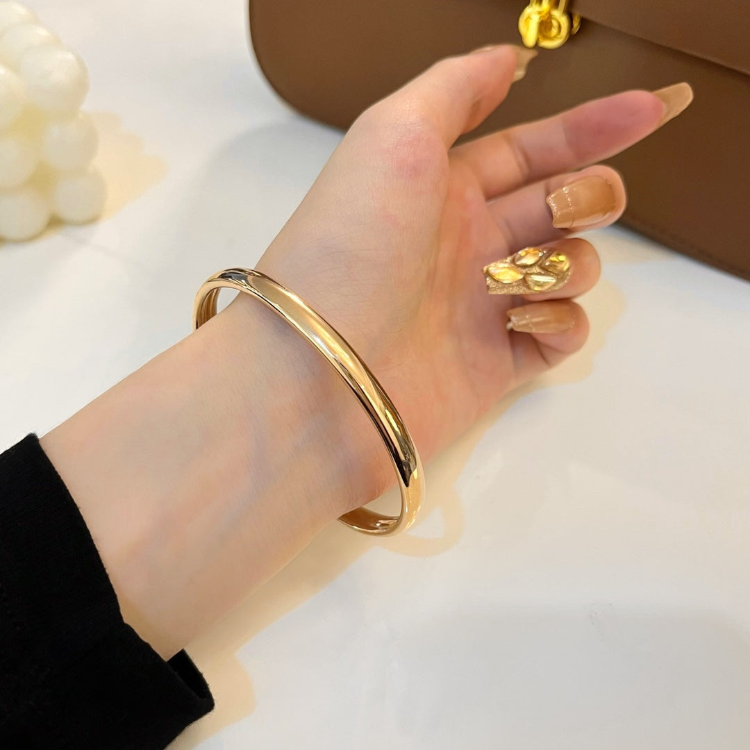 [Lucas Jewelry]PANTHERE GOLD OPEN BRACELET