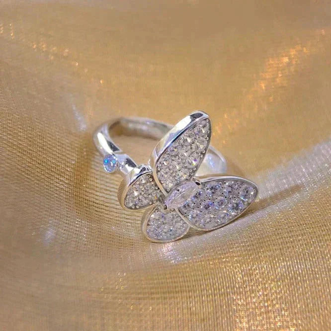 [Lucas Jewelry]BUTTERFLY DIAMOND RING