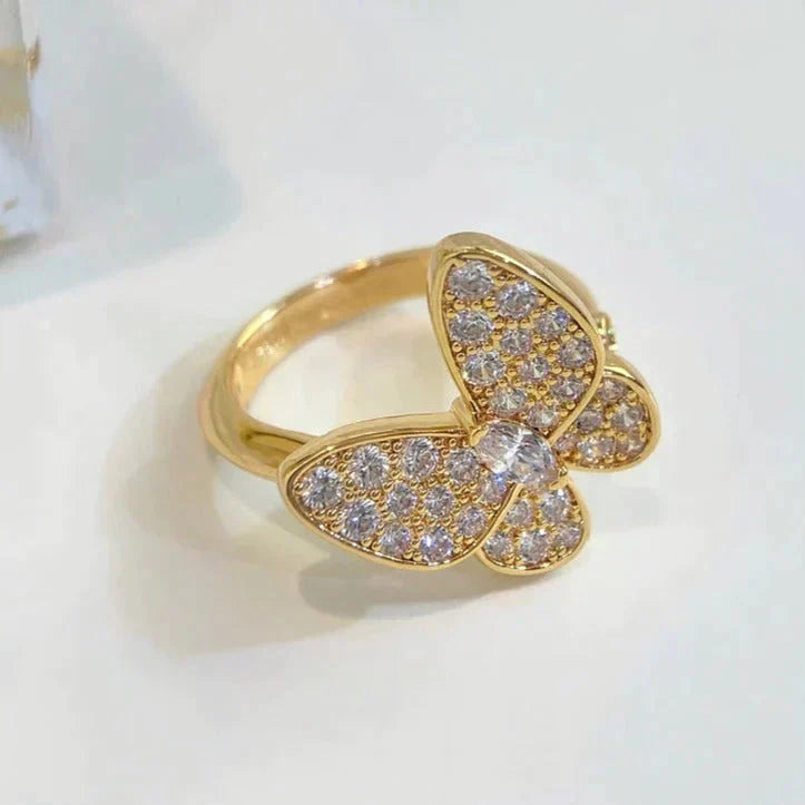 [Lucas Jewelry]BUTTERFLY DIAMOND RING