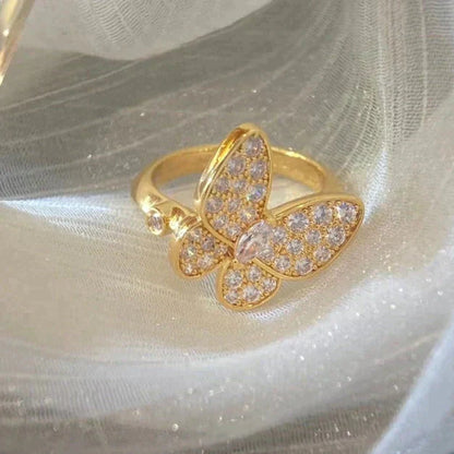 [Lucas Jewelry]BUTTERFLY DIAMOND RING