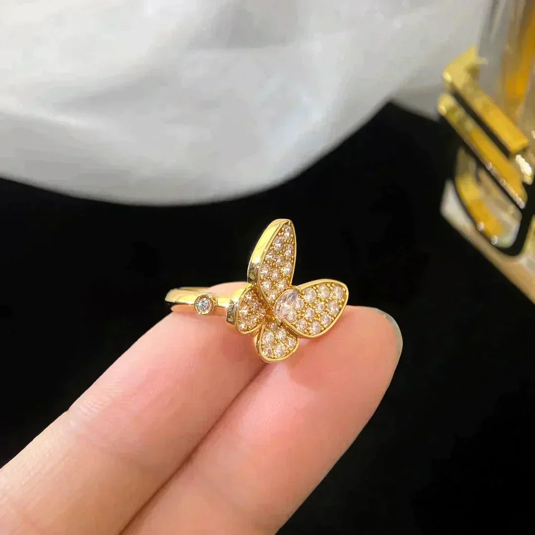 [Lucas Jewelry]BUTTERFLY DIAMOND RING